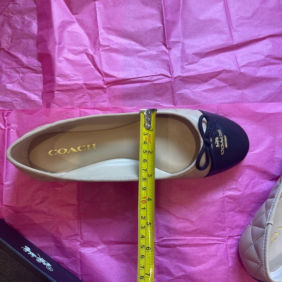 NIB COACH Outlet Allyson quilted leather ballet flats. - Picture 11 of 16